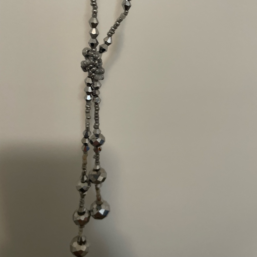 Silver/Grey Sparkle Necklace